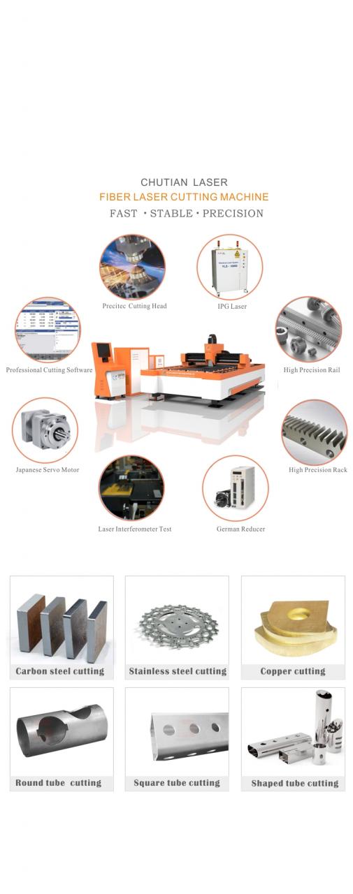 Cnc Laser Manufacture 500W 1000W 2000W Stainless Steel Fiber Laser Cutting Machine Лазерне виробництво з ЧПУ 500 Вт 1000 Вт 2000 Вт Верстат для лазерного різання з нержавіючої сталі
